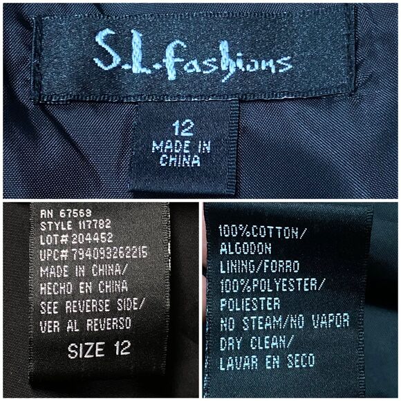 S.L.Fashions Dress 12 Revenge TV Style Charlotte Grayson Black White Embroidered - Picture 7 of 12